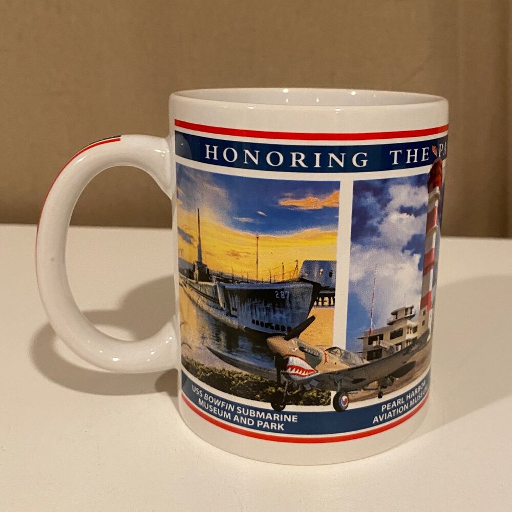 Pearl Harbor‎ Souvenir Mug 4” USS Bowfin Submarine Aviation Museum